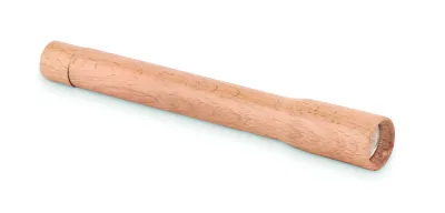 fotografia Drewniana latarka z lampką COB