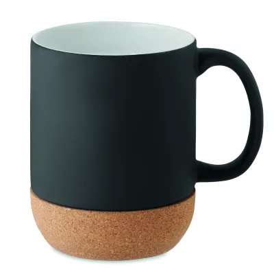 fotografia Ceramiczny kubek z korkiem