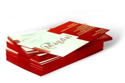 fotografia Wizytówki 3D z KOLOROWYMI BRZEGAMI - EXCLUSIVE 