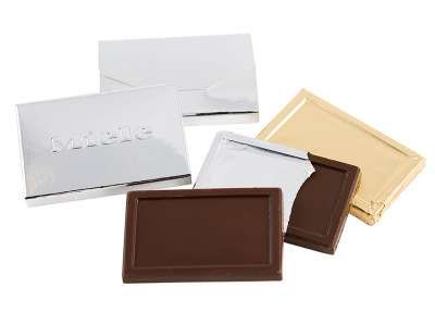 fotografia CZEKOLADKI KARTY KREDYTOWE MINI (tłoczenie na czekoladzie)