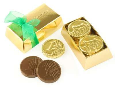 fotografia SZTABKA MINI Z MONETAMI EURO