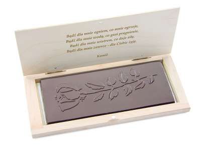 fotografia CZEKOLADA Z RÓŻĄ