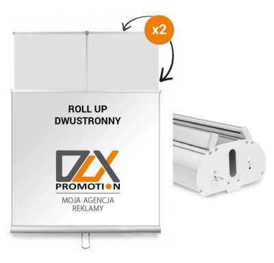 fotografia Roll-Up DWUSTRONNY - podwójny