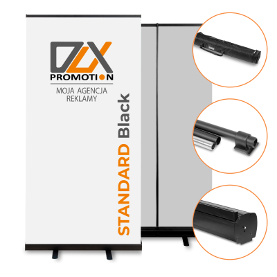 fotografia Roll-Up STANDARD CZARNY