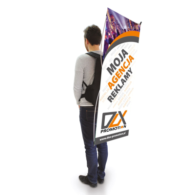 fotografia Flaga plecak X-banner 
