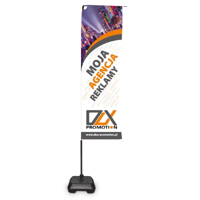 fotografia Flaga H z  podstawą