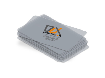 fotografia Wizytówki PLASTIKOWE PCV STANDARD 