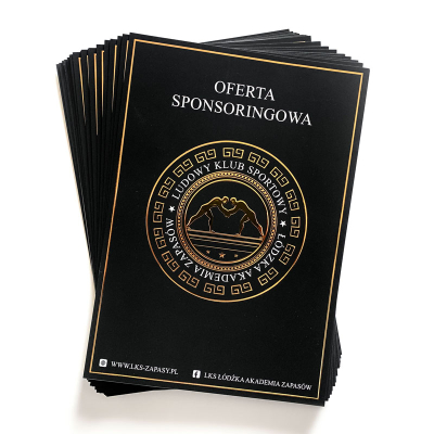 fotografia Ulotki ZŁOCONE -EXCLUSIVE