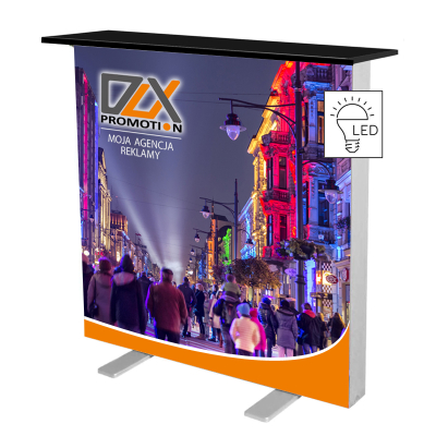 fotografia Trybunka konferencyjna LED box płaska 