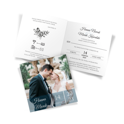 fotografia Zaproszenia ślubne