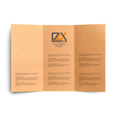 fotografia EKO ulotki Składane 