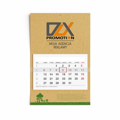 fotografia EKO kalendarze jednodzielne 