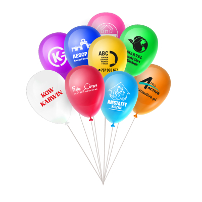 fotografia Balony z własnym LOGO 