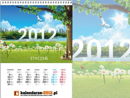 fotografia Kalendarze ścienne wieloplanszowe