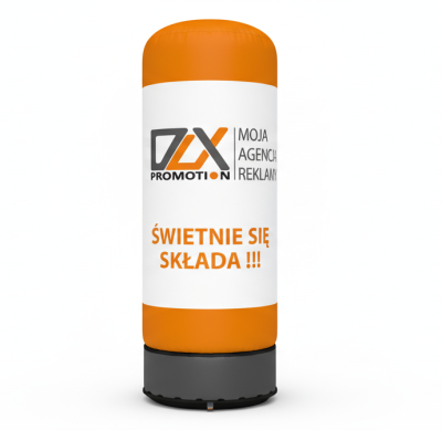 fotografia Pneumatyczne dmuchane słupki reklamowe 