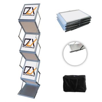 fotografia Stojak na ulotki Z-SHAPE z torbą