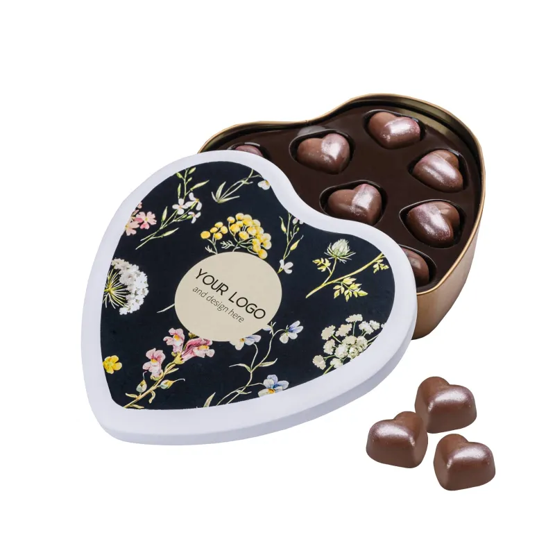 fotografia PRALINY VELVET HEARTS TIN