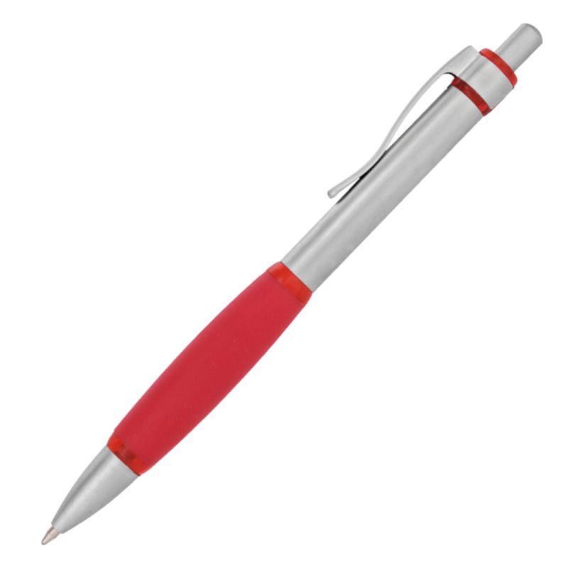 fotografia Długopis Oxford z gumką, czerwony/srebrny