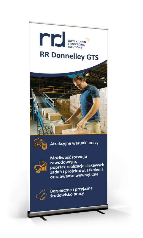 Roll-Up STRONG - grube aluminium