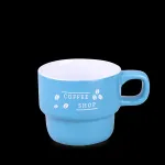 Kubek Astrid jasnoniebieski/biały