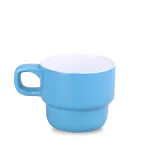 Kubek Astrid jasnoniebieski/biały