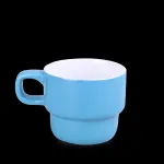 Kubek Astrid jasnoniebieski/biały