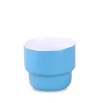 Kubek Astrid jasnoniebieski/biały