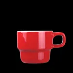 Kubek Astrid czerwony/biały