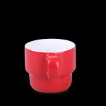 Kubek Astrid czerwony/biały