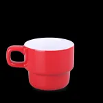 Kubek Astrid czerwony/biały