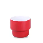 Kubek Astrid czerwony/biały