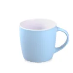 Kubek Handy Velvet baby blue/biały