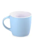 Kubek Handy Velvet baby blue/biały