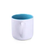 Kubek Diego Pure biały/jasnoniebieski