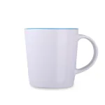 Kubek Berg Duo biały/jasnoniebieski