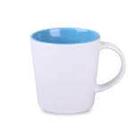 Kubek Berg Duo biały/jasnoniebieski