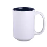 Kubek Nevada Duo biały/granatowy