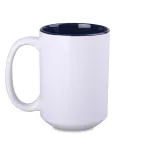 Kubek Nevada Duo biały/granatowy