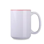 Kubek Nevada Duo biały/czerwony