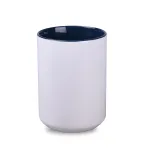 Kubek Nevada Art Solid biały/granatowy