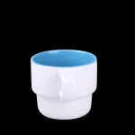 Kubek Astrid Duo biały/jasnoniebieski