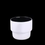 Kubek Astrid Duo biały/czarny