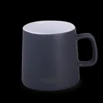 Kubek Eden stone gray/biały