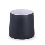 Kubek Eden stone gray/biały