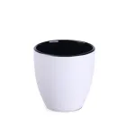 Kubek Americano Small Pure biało/czarny