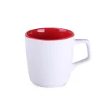 Kubek Barrel Pure biało/czerwony