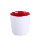 Kubek Barrel Pure biało/czerwony