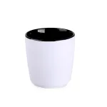 Kubek Barrel Pure biało/czarny