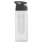 Bidon Mint 700 ml, szary/transparentny