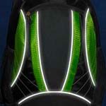 Plecak sportowy El Paso, zielony/czarny